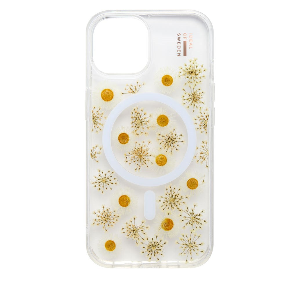 iPhone 17e / 16e / 15 / 14 / 13 iDeal Of Sweden Clear Case - MagSafe Kompatibel - Daisy Bloom