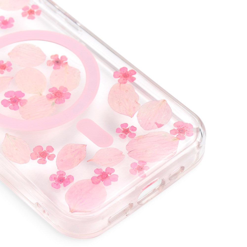 iPhone 15 Pro iDeal Of Sweden Clear Case - MagSafe Kompatibel - Cherry Blossom
