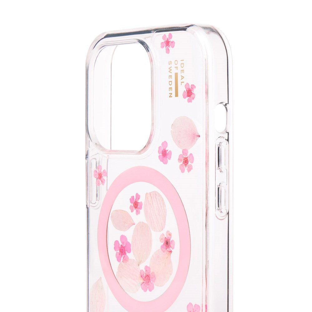 iPhone 15 Pro iDeal Of Sweden Clear Case - MagSafe Kompatibel - Cherry Blossom