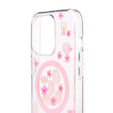 iPhone 15 Pro iDeal Of Sweden Clear Case - MagSafe Kompatibel - Cherry Blossom