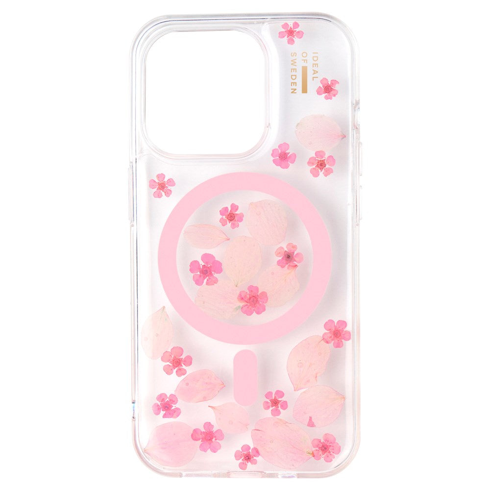 iPhone 15 Pro iDeal Of Sweden Clear Case - MagSafe Kompatibel - Cherry Blossom