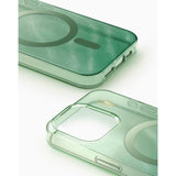 iPhone 15 Pro Max iDeal Of Sweden Clear Cover - MagSafe Kompatibel - Sage Green