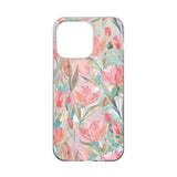 iPhone 15 Pro Max iDeal Of Sweden Clear Cover - MagSafe Kompatibel - Tulip Bloom