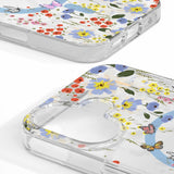 iPhone 16 iDeal Of Sweden Clear Case - MagSafe Kompatibel - Artistic Garden