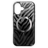 iPhone 16 iDeal Of Sweden Clear Cover - MagSafe Kompatibel - Zebra Mystique