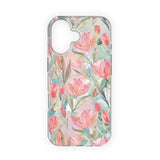 iPhone 16 iDeal Of Sweden Clear Cover - MagSafe Kompatibel - Tulip Bloom