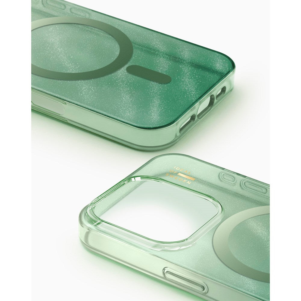 iPhone 16 Pro iDeal Of Sweden Clear Cover - MagSafe Kompatibel - Sage Green