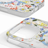 iPhone 16 Pro iDeal Of Sweden Clear Case - MagSafe Kompatibel - Artistic Garden