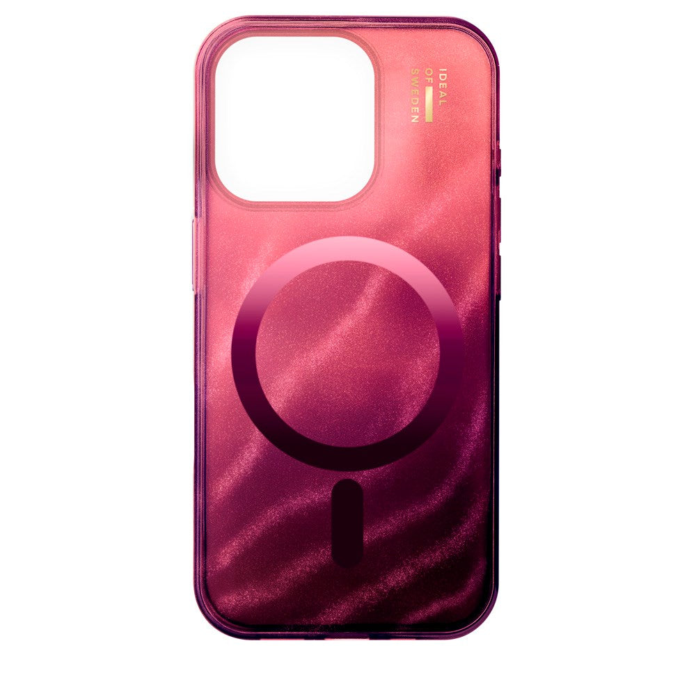 iPhone 16 Pro Max iDeal Of Sweden Clear Cover - MagSafe Kompatibel - Cherry Lacquer