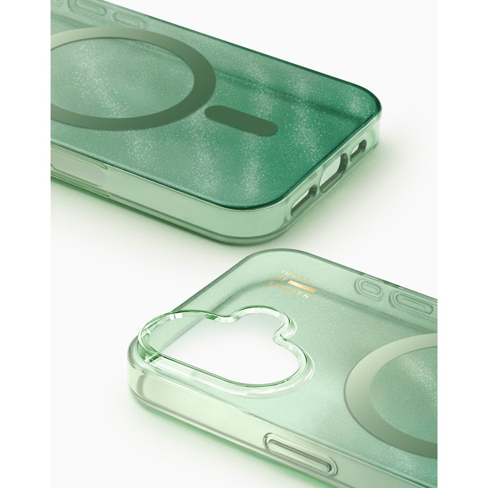 iPhone 17 iDeal Of Sweden Clear Cover - MagSafe Kompatibel - Sage Green
