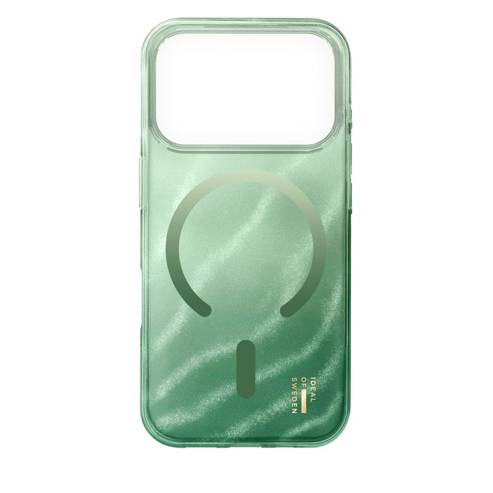 iPhone 17 Pro Max iDeal Of Sweden Clear Cover - MagSafe Kompatibel - Sage Green