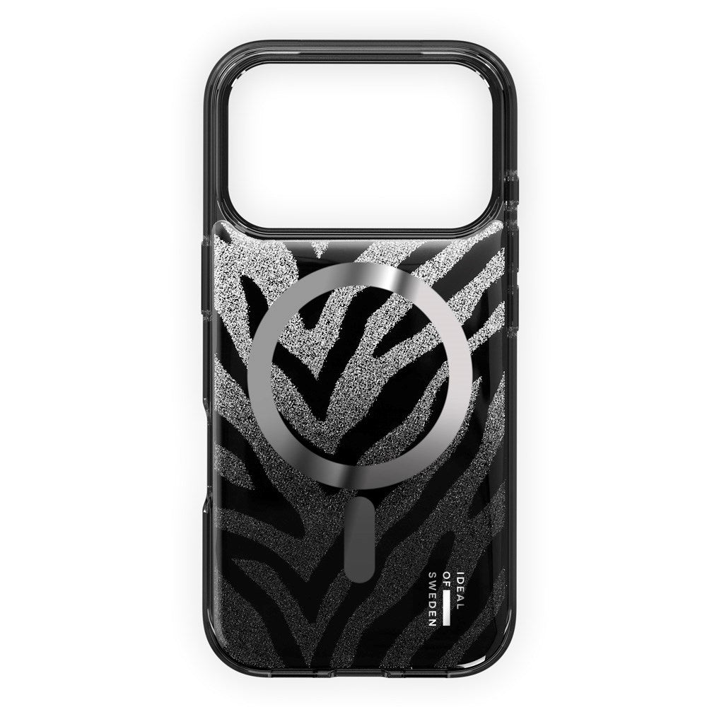 iPhone 17 Pro Max iDeal Of Sweden Clear Cover - MagSafe Kompatibel - Zebra Mystique