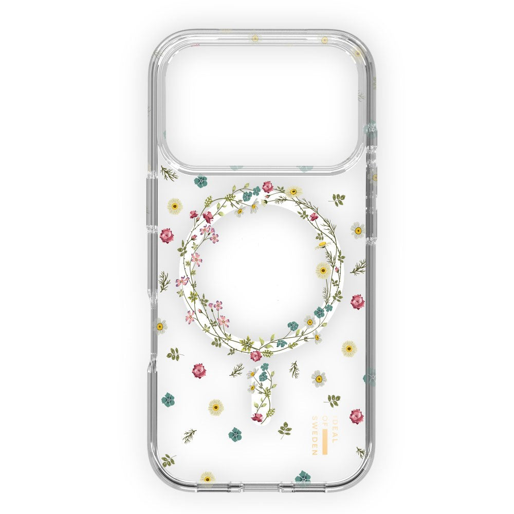 iPhone 18 Pro / 17 Pro iDeal Of Sweden Clear Cover - MagSafe Kompatibel - Petite Floral