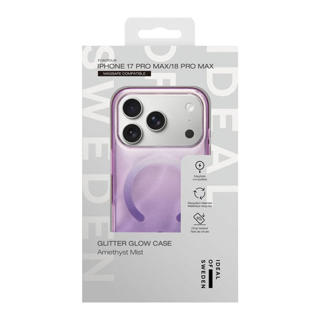 iPhone 18 Pro Max / 17 Pro Max iDeal Of Sweden Clear Cover - MagSafe Kompatibel - Amethyst Mist