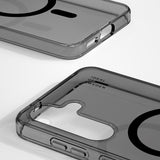 Samsung Galaxy S25+ (Plus) iDeal Of Sweden Clear Case - Trådløs Opladning - Tinted Black