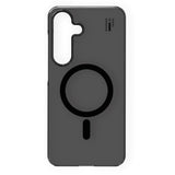 Samsung Galaxy S25+ (Plus) iDeal Of Sweden Clear Case - Trådløs Opladning - Tinted Black