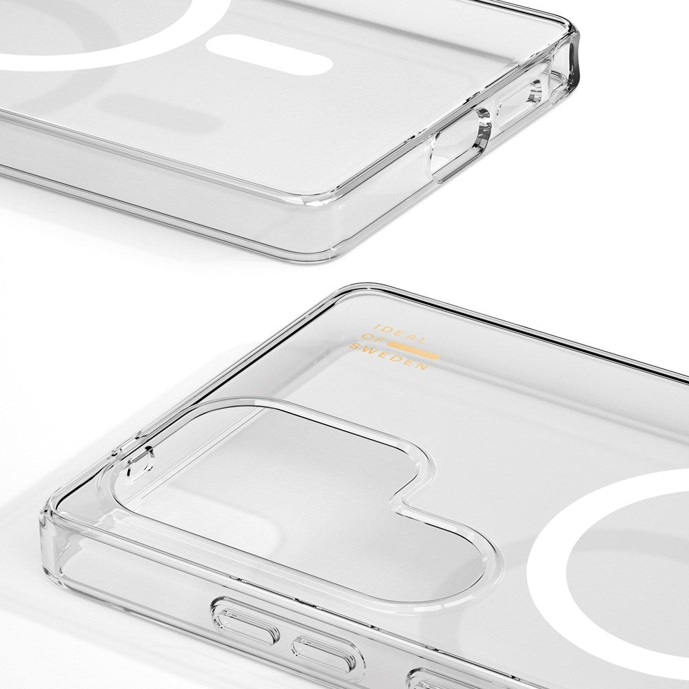 Samsung Galaxy S25 Ultra iDeal Of Sweden Clear Case - Trådløs Opladning - Clear