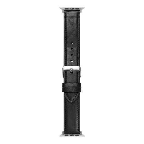 iDeal of Sweden Apple Watch (42/44/SE/45/46/49mm) Vegansk Læder Urrem - Iconic Black