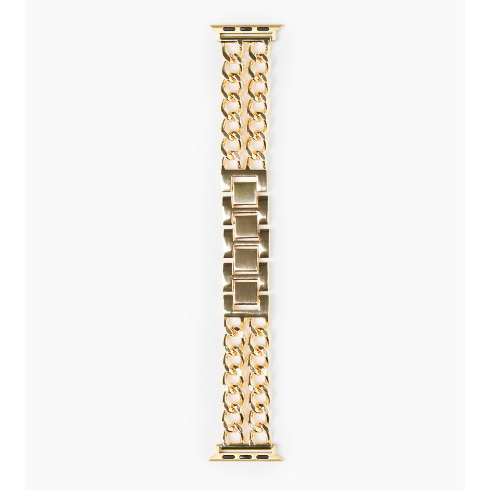 Apple Watch (438/40/SE/41/42mm) iDeal of Sweden Metalrem - Chain Gold