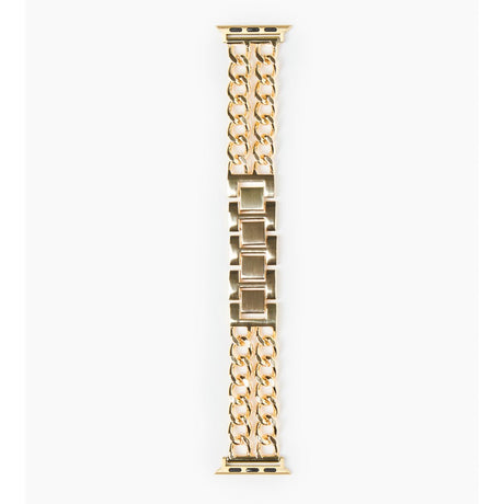 Apple Watch (438/40/SE/41/42mm) iDeal of Sweden Metalrem - Chain Gold