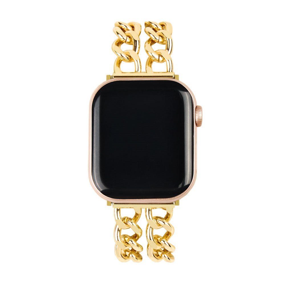 Apple Watch (42/44/SE/45/46/49mm) iDeal of Sweden Metalrem - Chain Gold