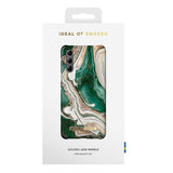 iDeal Of Sweden Samsung Galaxy S21 Fashion Case Golden Jade Marble - (DEMO)