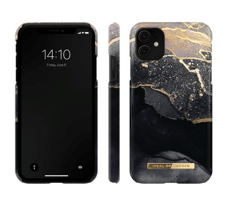 iDeal Of Sweden iPhone 11 Fashion Case Golden Twilight Marble