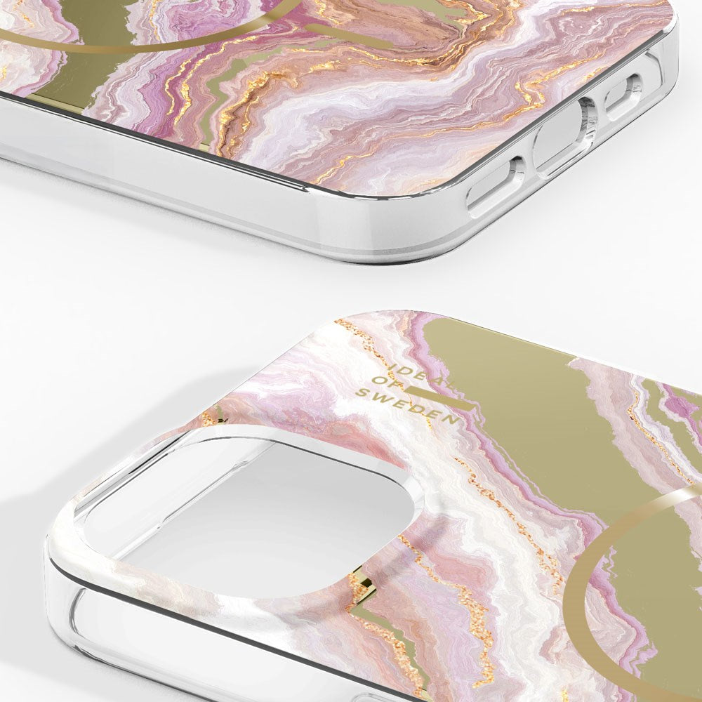 iPhone 17e / 16e / 15 / 14 / 13 iDeal Of Sweden Mirror Cover - MagSafe Kompatibel - Agate Halo