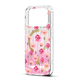 iPhone 17 Pro iDeal Of Sweden Mirror Cover - MagSafe Kompatibel - Rose Blush Floral