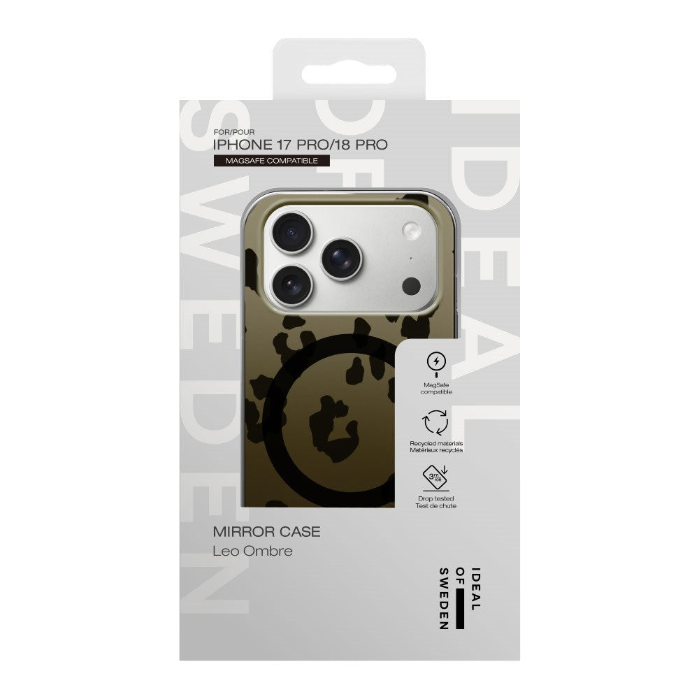 iPhone 18 Pro / 17 Pro iDeal Of Sweden Mirror Cover - MagSafe Kompatibel - Leo Ombre