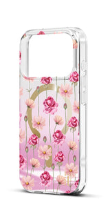 iPhone 18 Pro / 17 Pro iDeal Of Sweden Mirror Cover - MagSafe Kompatibel - Rose Blush Floral