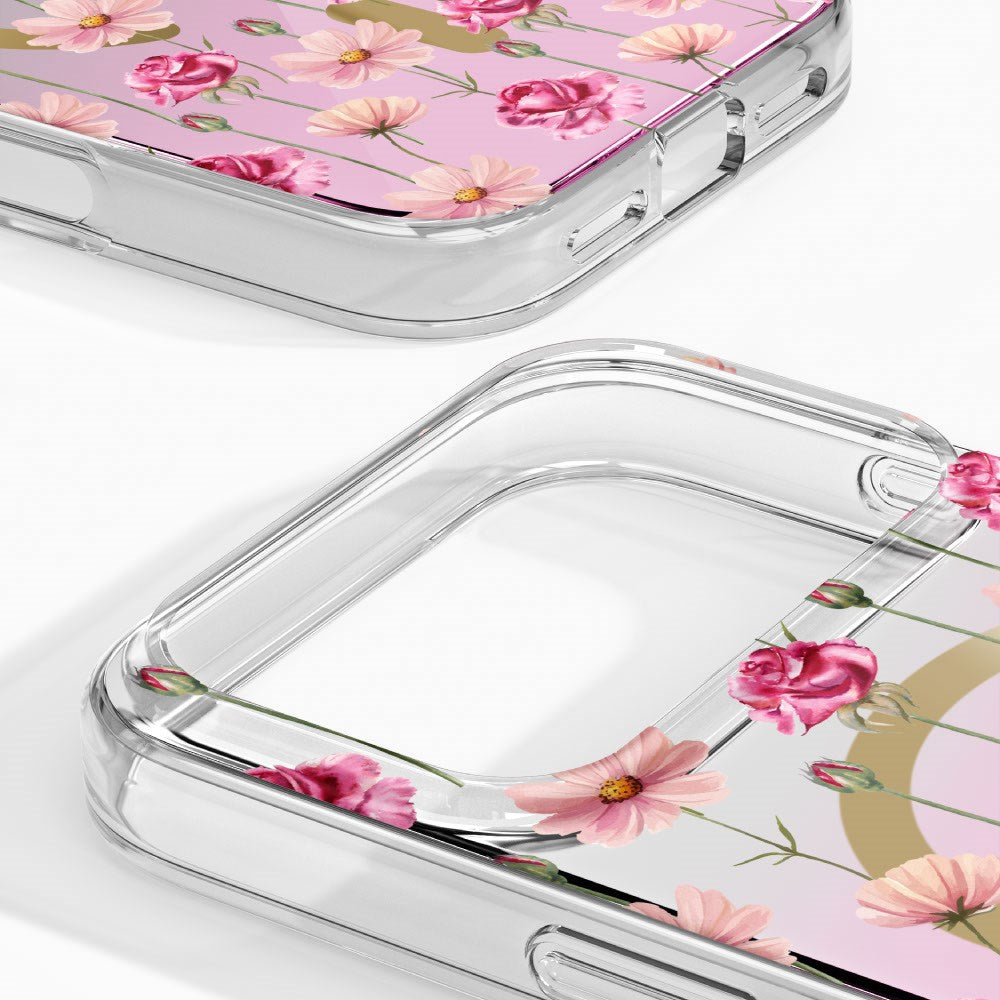 iPhone 18 Pro Max / 17 Pro Max iDeal Of Sweden Mirror Cover - MagSafe Kompatibel - Rose Blush Floral