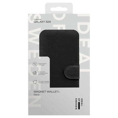 Samsung Galaxy S26 iDeal Of Sweden 2-i-1 Magnet Wallet+ Flip Cover - Sort