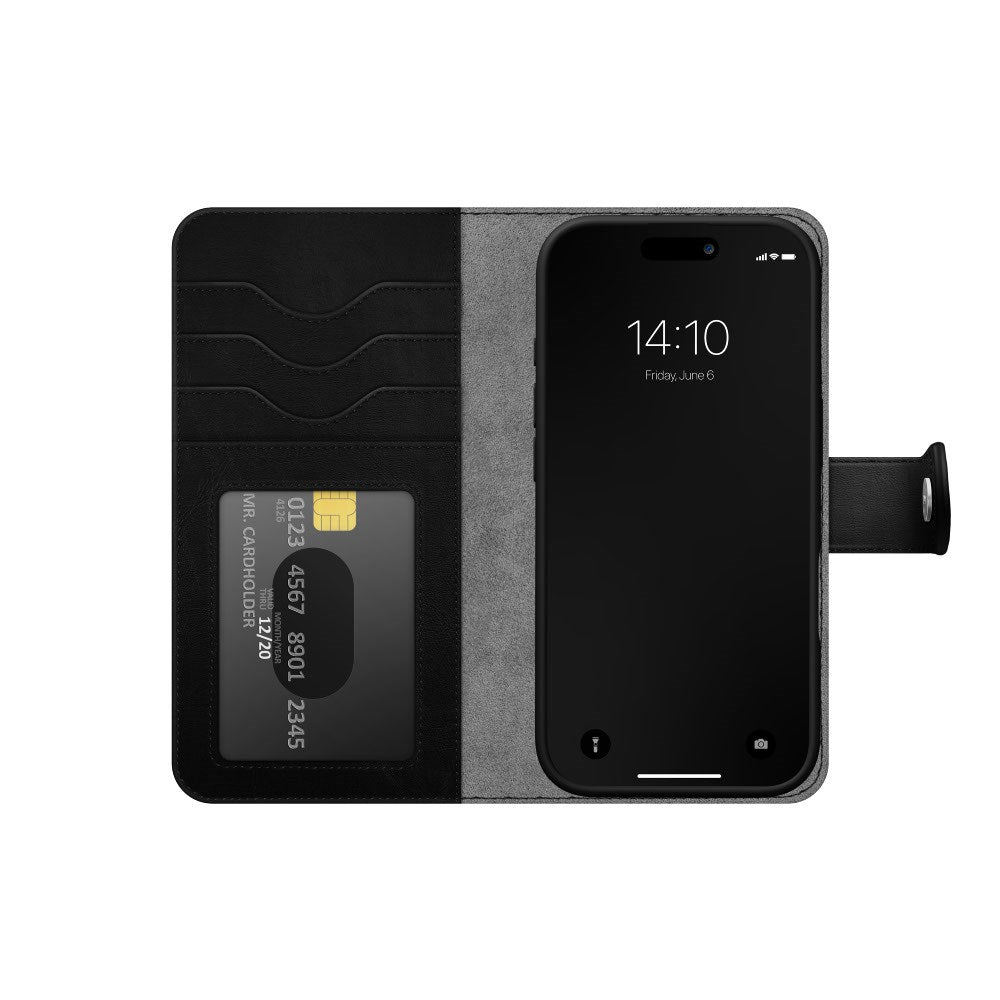 iPhone 18 Pro / 17 Pro iDeal Of Sweden Magnet Wallet+ Flip Cover - MagSafe Kompatibel - Black