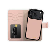 iPhone 17 Pro iDeal Of Sweden Magnet Wallet+ Flip Cover - MagSafe Kompatibel - Pink