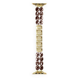 Apple Watch (38/40/SE/41/42mm) iDeal of Sweden Resinrem - Salted Caramel Pearl