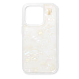 iPhone 15 iDeal Of Sweden Pearlized Case - White