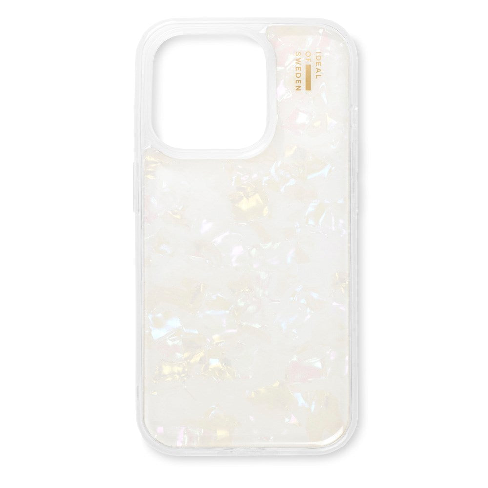 iPhone 15 Pro iDeal Of Sweden Pearlized Case - White