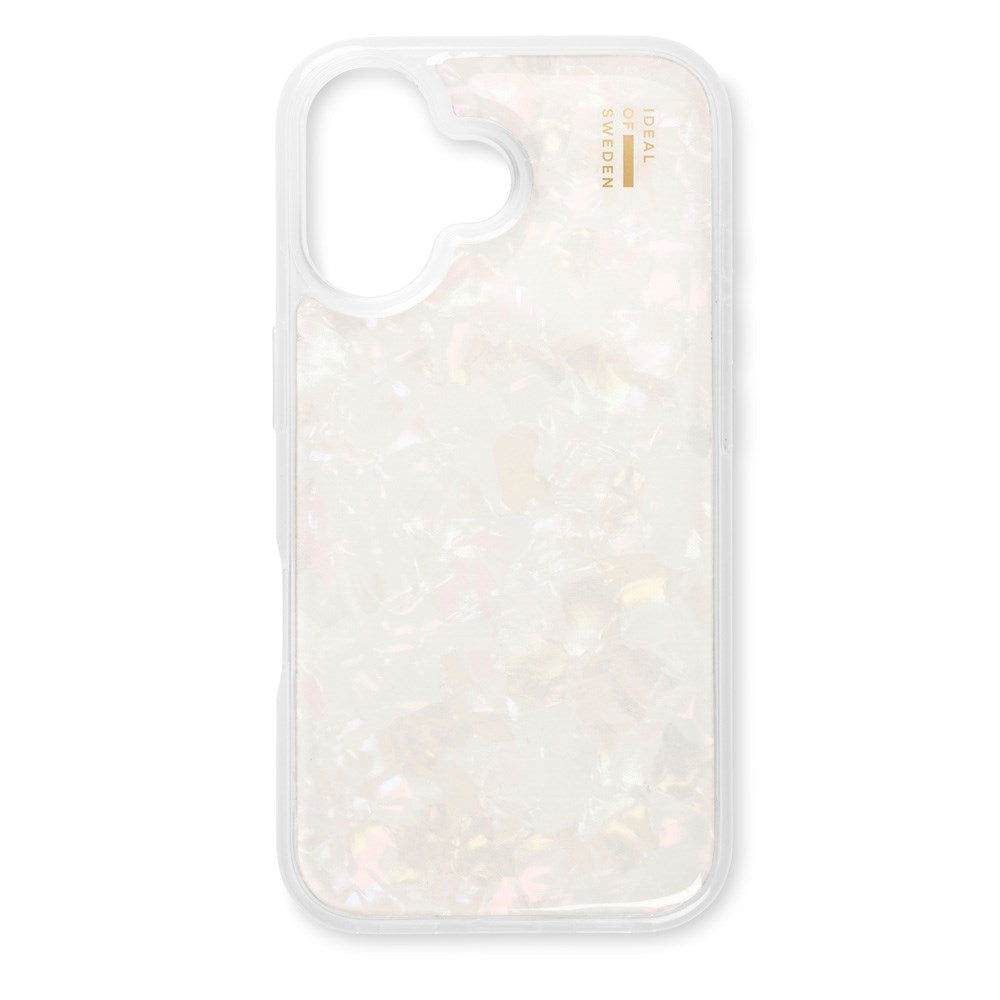 iPhone 16 iDeal Of Sweden Pearlized Case - White