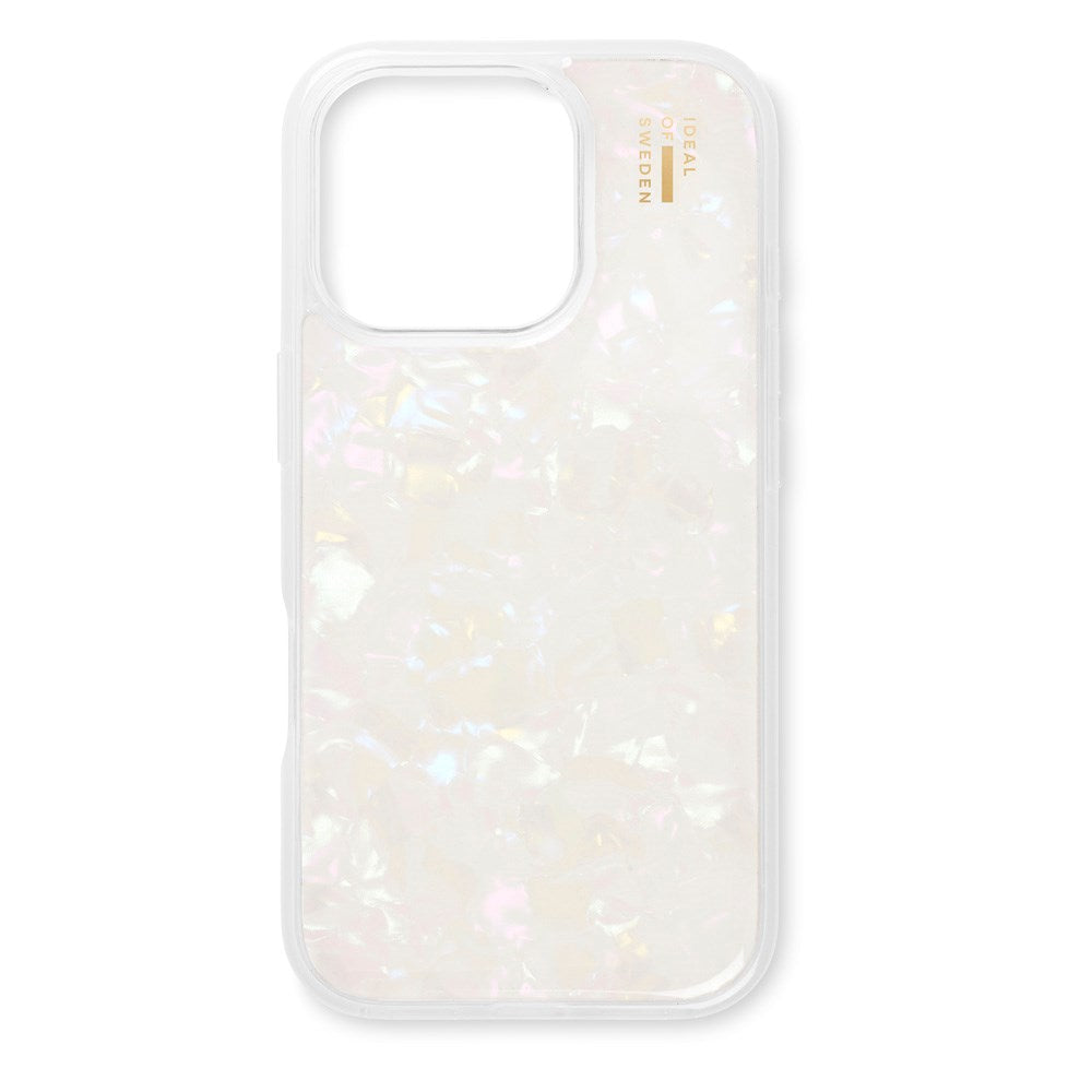 iPhone 16 Pro iDeal Of Sweden Pearlized Case - White