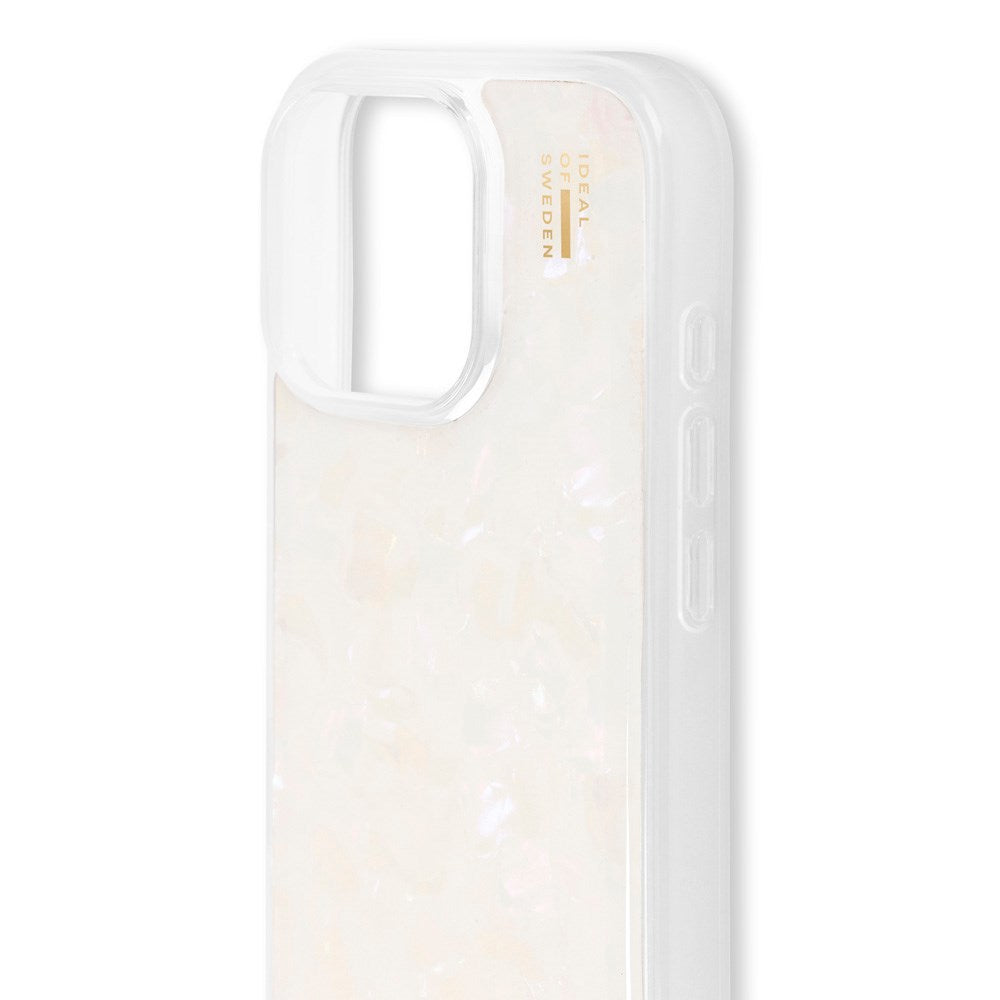 iPhone 16 Pro Max iDeal Of Sweden Pearlized Case - White