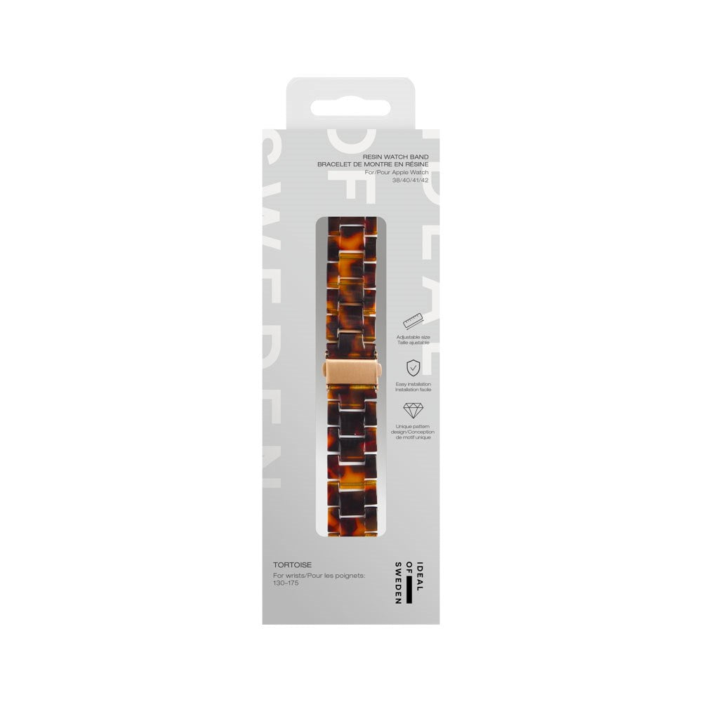 Apple Watch (38/40/SE/41/42mm) iDeal of Sweden Resinrem - Tortoise