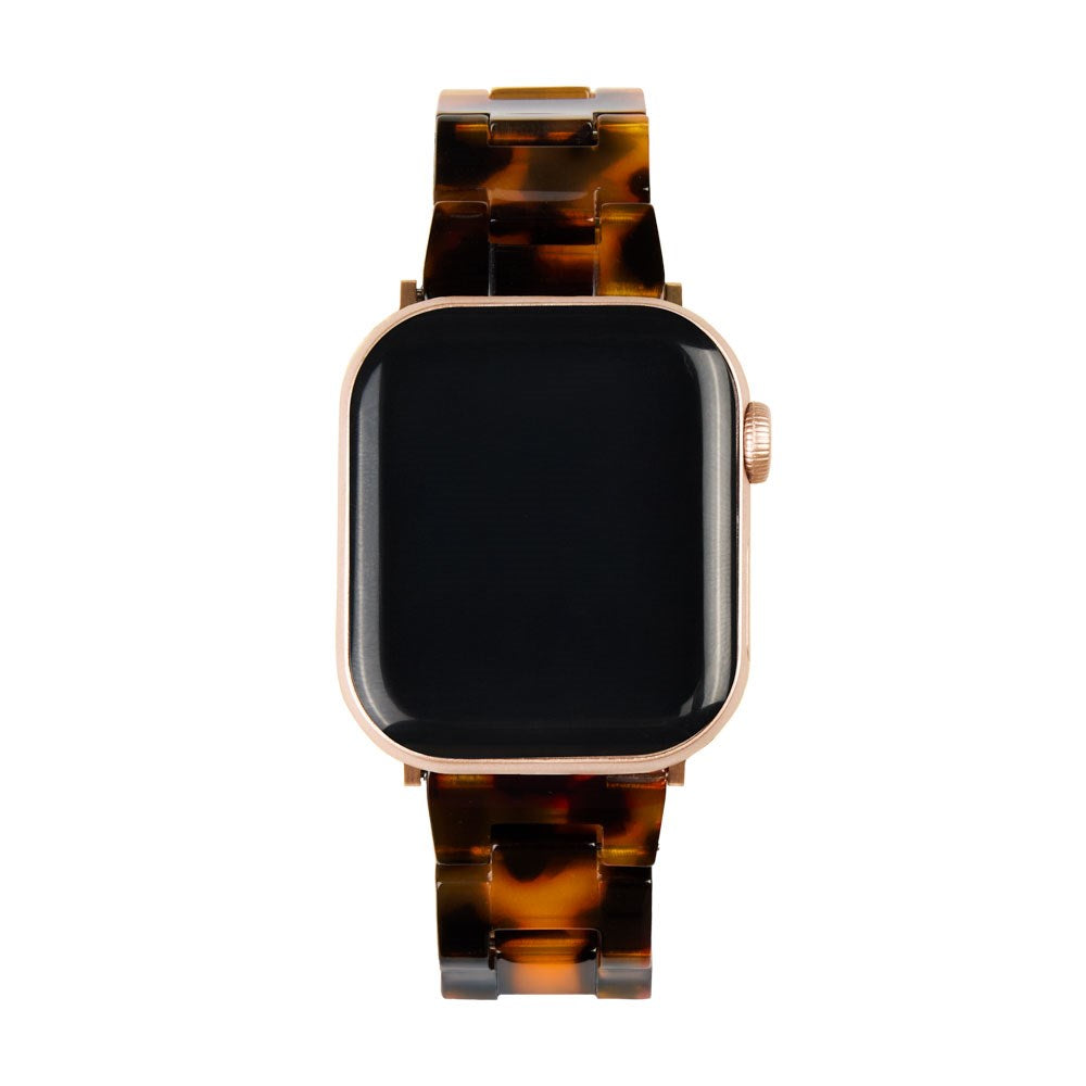 Apple Watch (42/44/SE/45/46/49mm) iDeal of Sweden Resinrem - Tortoise