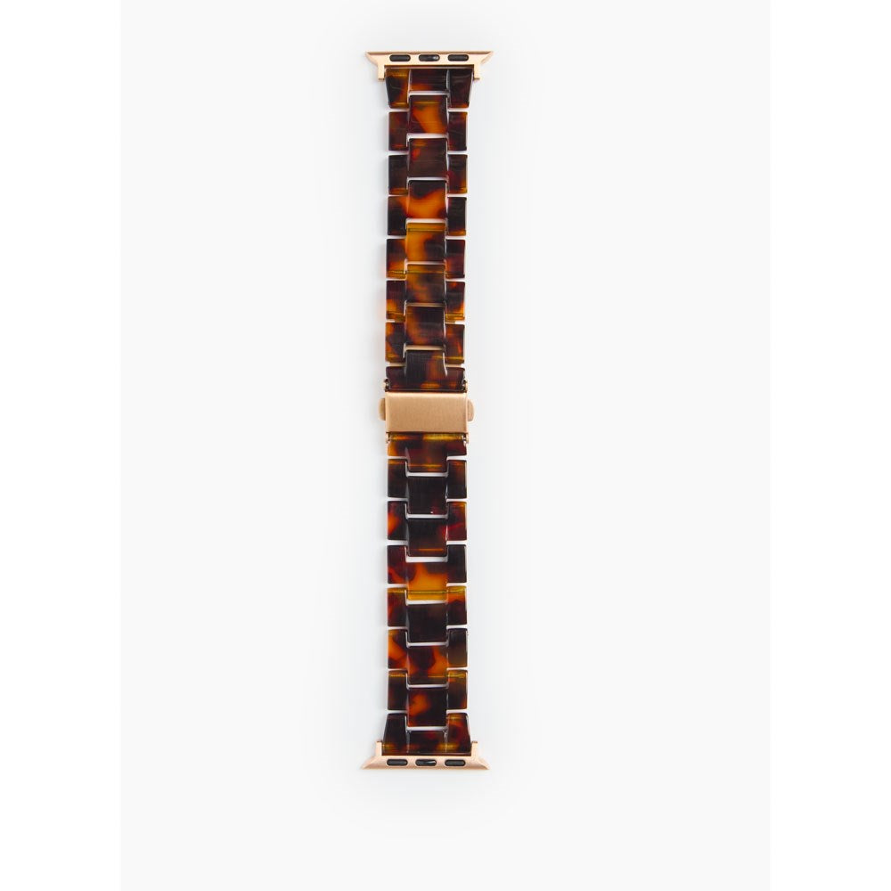 Apple Watch (42/44/SE/45/46/49mm) iDeal of Sweden Resinrem - Tortoise