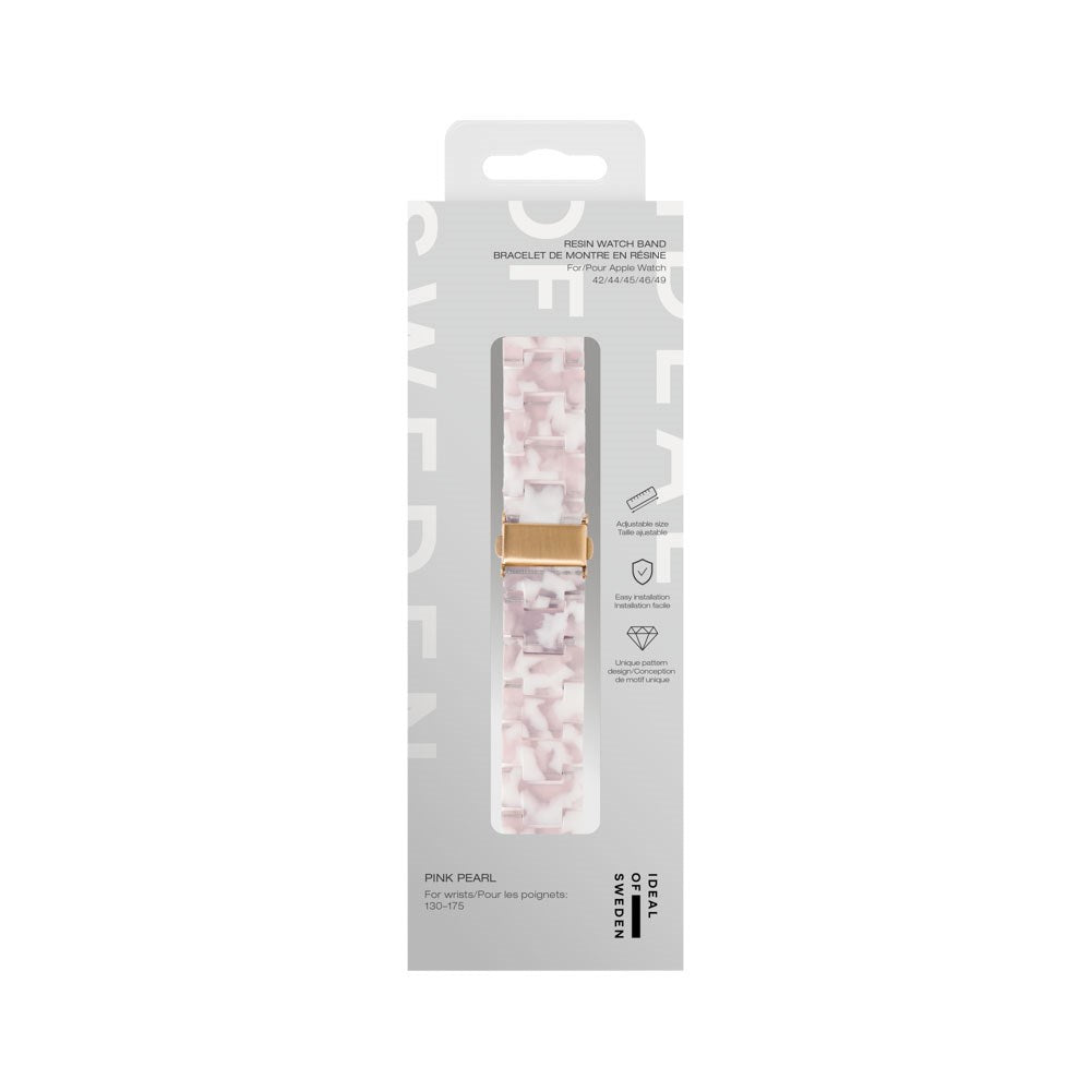 Apple Watch (42/44/SE/45/46/49mm) iDeal of Sweden Resinrem - Pink Pearl