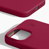 iPhone 16e / 15 / 14 / 13 iDeal Of Sweden Silicone Case - MagSafe Kompatibel - Cranberry