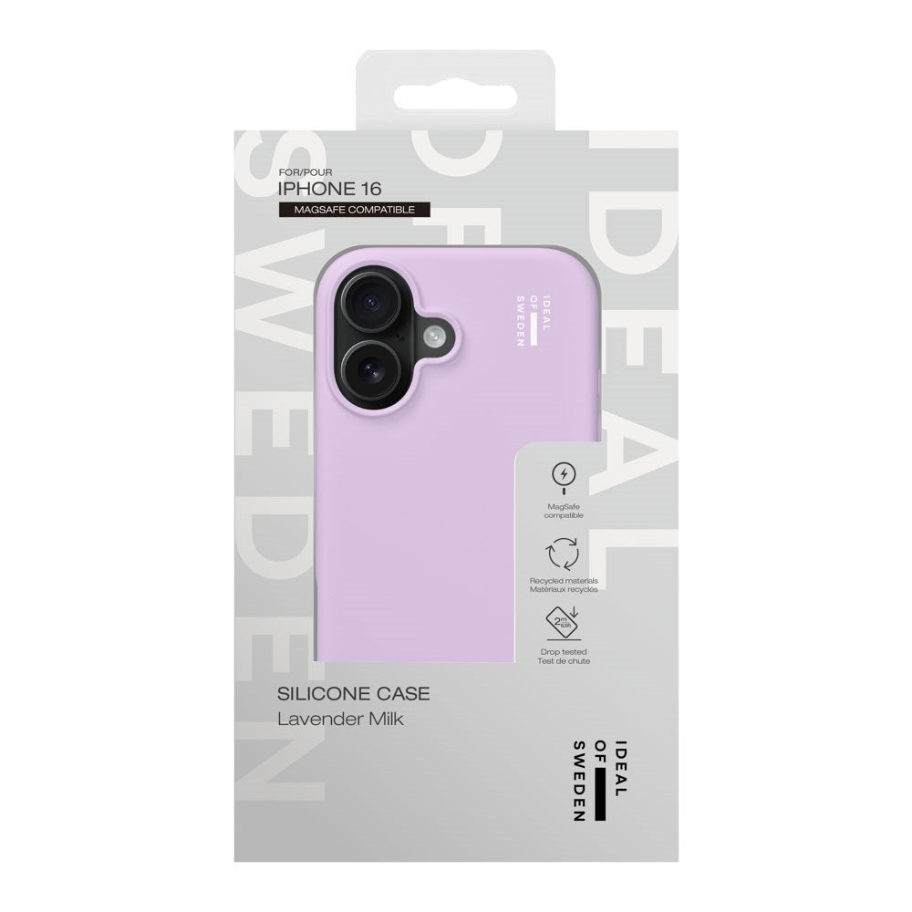 iPhone 16 iDeal Of Sweden Silikone Cover - MagSafe Kompatibel - Lavender Milk