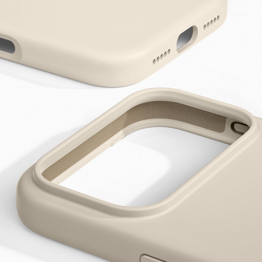iPhone 17 Pro Max iDeal Of Sweden Silikone Cover - MagSafe Kompatibelt - Cloud Dancer