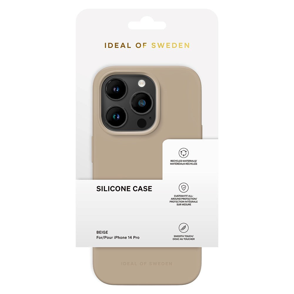 iDeal Of Sweden iPhone 14 Pro Silikone Cover - Beige