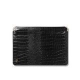 iDeal of Sweden 16" Laptop Sleeve - Black Croco